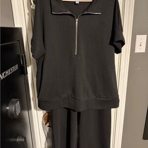 Dear Scarlett Half-Zip Top and Pants Set